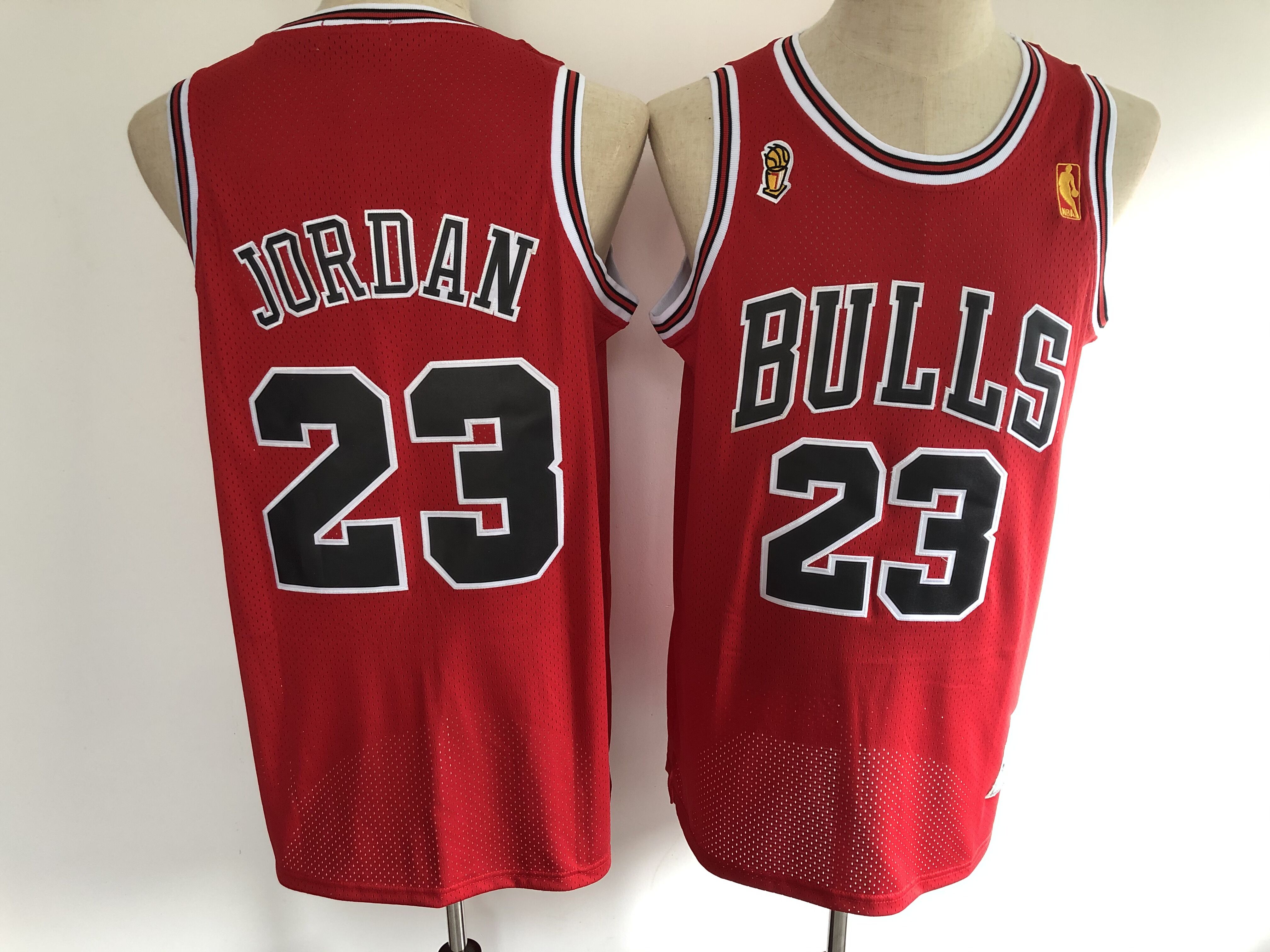 2020 Men Chicago Bulls #23 Jordan chamption red Stitched NBA Jersey->chicago bulls->NBA Jersey